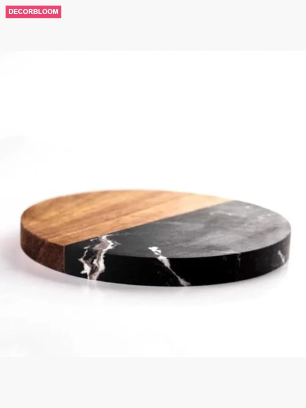 Set of 4 Round Coasters for Drinks, Modern Bar Accessories